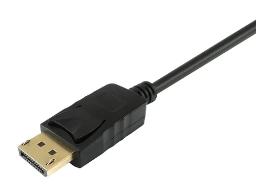 Equip DisplayPort->HDMI 4K 30Hz StSt 2.00m sw Polybeutel