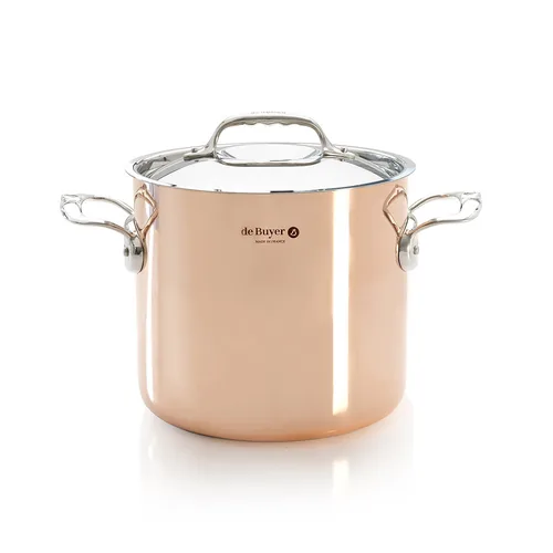 De Buyer Prima Matera Bratentopf Kupfer/Edels. extra hoch 20cm in