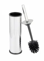 Wenko Toilettenbürste Olmedo Silber - Art: Toilettenbürsten-Set - Detailfarbe: Silber - Detailmaterial: Edelstahl - Grundmaterial: Metall