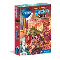 Clementoni Escape Game – Geheimnisvolle Museum - Sprache: Deutsch - Kategorie: Familienspiel - Altersempfehlung ab: 8 Jahren - Spieldauer: 60 min - Min. Anzahl Spieler: 1 - Max. Anzahl Spieler: 6