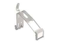 DELOCK Keystone Halterung 1 Port für Hutschiene Metall