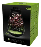 Bioart Drop 285 smart planter Black, Transparent