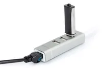 Digitus USB Type-CTM 3-Port Hub + Fast Ethernet LAN Adapter