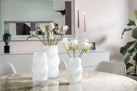 Leonardo Vase Verdi 20 cm, Weiss - Assortiert: Nein - Höhe: 20 cm - Detailfarbe: Weiss - Detailmaterial: Kalk-Natron-Glas - Grundmaterial: Glas