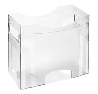Rotho Zubehör Hängeregister Cube Hängemappenbox, Transparent - Papierformat: A4