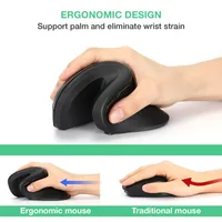 Equip Ergonomische Maus USB-A-C Stker 1.80m Rechts schwarz