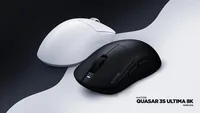 HATOR Quasar 3S Ultima 8K Wireless (HTM660) Black mouse Right-hand RF Wireless + Bluetooth + USB Type-C 30000 DPI