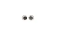 Glorex Schmucksteine Wackelaugen, 6 mm - Verpackungseinheit: 100 Stück - Detailfarbe: Transparent - Schwarz - Grösse: 6 mm