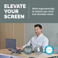 Fellowes Alumia silber mobiler Laptop-Ständer