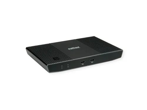 ROLINE KVM Switch, HDMI 4K, USB, 1 User - 2 Mobilgerte