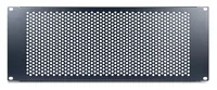 Inter-Tech IPC 19"" Lochblende 4HE,178x482x11mm, RAL 9005
