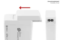 Good Connections Netzkabeladapter für Ladegeräte(PCA-WxxxW)