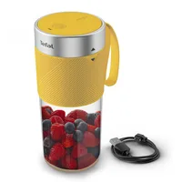 Tefal Lightmix BL1C0230 Mixer 0,3 l Tragbarer Mixer Edelstahl, Transparent, Gelb
