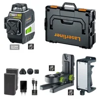 Laserliner Linienlaser MasterPlane-Laser 3G Pro 55 m - Produktkategorie: Linienlaser - Schnittstellen: Keine - Reichweite: 55 m - Messgenauigkeit: +/- 0.2 mm