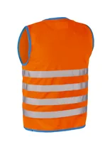 wowow Reflexweste Fun Jacket S, Orange - Befestigung: Oberkörper - Farbe: Orange - Typ: Weste