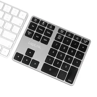 Logilink Keypad Bluetooth, mit 35 Tasten, ALU, Space grau