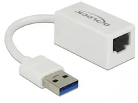 DELOCK Adapter SuperSpeed USB-A St > Gigabit LAN komp. Weiß