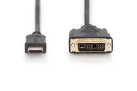 Digitus AK-330300-020-S cavo e adattatore video 2 m HDMI tipo A (Standard) DVI-D Nero