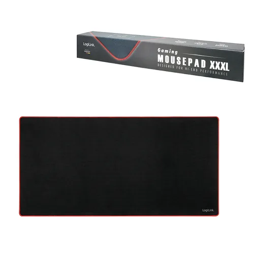 Logilink Mauspad XXXL Gaming, 120 x 60 x 0,3cm schwarz