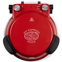 Domo Pizzaofen DO9284PZ - Anzahl Personen: 1 - Detailfarbe: Rot - Leistung: 1200 W - Produkttyp: Pizzamaker