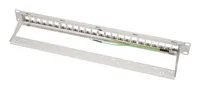 Logilink Keystone Panel 1HE, 24 Port, geschirmt, grau