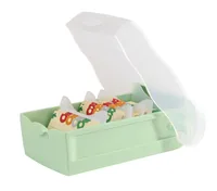 HAN Karteibox Croco A7, Hellgrün - Produkttyp: Karteibox - Medienformat: A7 - Material: Polypropylen (PP) - Detailfarbe: Hellgrün