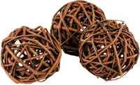 JR Farm Spielzeug Mini Weidenball 20g, 3 Stk. - Nagetierart: Zwergkaninchen - alle Kleinnagetiere - Material: Weide - Tierart: Nager