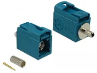 DELOCK FAKRA Z-Bu 21mm kurz zum Crimpen