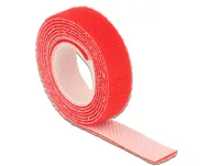 DELOCK Kabelbinder Klettverschluss 1000x13mm 1x Rol rot