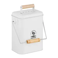 Relaxdays Kitchen Compost Bin 3.5 Litres