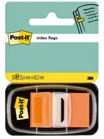 Post-It Index Flags, Medium, Orange, 25.4 mm x 43.2 mm, 50 Flags/Dispenser, 1 Dispenser/Pack