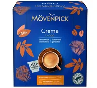 Mövenpick Kaffeekapseln Lungo Crema 50 Stück - Entkoffeiniert: Nein - Produktionsland: Frankreich - Packungsgrösse: 50 Stück - Geschmacksrichtung: Keine - Getränkeart: Lungo - Café Crème - Milchkaffee - Kaffeeart: Nespresso Kapseln