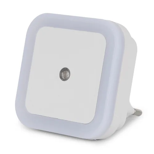 Entac Nachtlicht 0.5W quadrat. WW White Dämmerungssensor