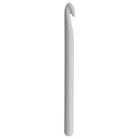 Prym Häkelnadel für Wolle Ø 10 mm x 14 cm, Grau - Material: Kunststoff - Produkttyp: Häkelnadel