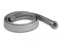 Delock Kabelschlauch 1 m x 20 mm Grau - Detailfarbe: Grau - Breite: 20 mm - Länge: 1 m - Produkttyp: Kabelschlauch - Ausstattung Kabelmanagement: Wiederverwendbar - Reissverschluss - Verpackungseinheit: 1 Stück
