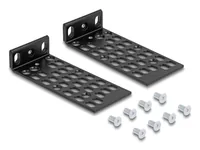 Universelles Rack Montage Set 2 Stück schwarz