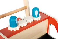 small foot Lauflernwagen Feuerwehr - Altersempfehlung ab: 12 Monaten - Detailfarbe: Rot - Material: Filz - Gummi - Holz - Metall - Nachhaltigkeit: Nicht angegeben - Produkttyp Lauflerner: Schiebewagen - Höhenverstellbar: Keine Angaben