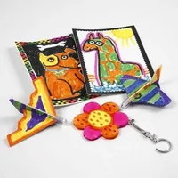 Creativ Company 57684 key ring/case Metallic, Wood