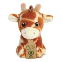 AURORA Plüsch Eco Nation Mini Giraffe 13 cm - Plüschtierart: Kuscheltier - Kategorie: Tier - Altersempfehlung ab: Geburt - Tierart: Giraffe - Detailfarbe: Braun - Keine Angabe - Schwarz - Weiss - Höhe: 7 cm - 13 cm