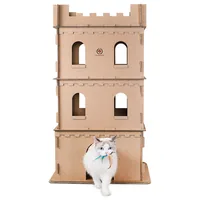 CanadianCat Cat Tower Sir Scratch-A-Lot, XL - Höhe: 105 cm - Anzahl Liegeplätze: 4 × - Detailfarbe: Nature - Tierart: Katze - Produkttyp: Katzenmöbel