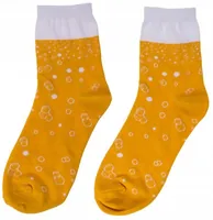 Partyartikel Socken Bier 1 Paar, One Size - Produkttyp Geschenke: Socken - Empfänger Geschenke: Für Männer - Für Frauen - Anlass: Weihnachten - Abschied - Geburtstag - Freundschaft - Fun