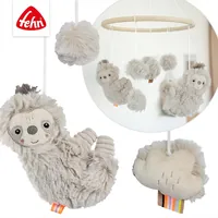 fehn Holz-Mobile Faultier Beige/Grau - Detailfarbe: Beige - Grau - Soundfunktion: Nein