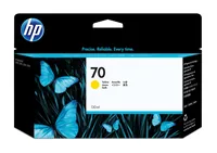 HP 70 130-ml Yellow DesignJet Ink Cartridge testina stampante Getto termico d'inchiostro