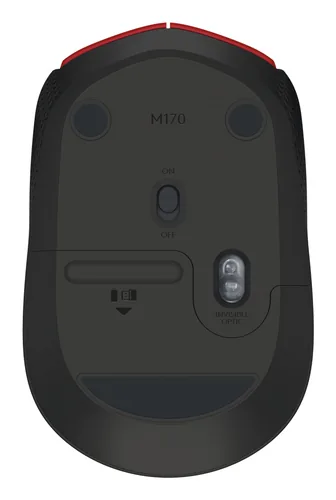 Logitech Mouse M171 Wireless Red