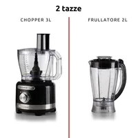 Ariete 1782/02 Küchenmaschine 1000 W 3 l Schwarz