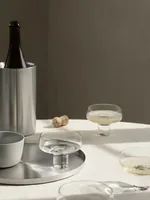Blomus Serviertablett PEASY L Stainless Steel - Material: Edelstahl - Detailfarbe: Silber - Motiv: Kein