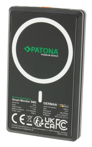 Patona Monitor SM2 - Schnittstellen: USB Typ C