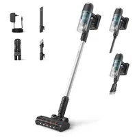 Philips Akku-Hand- und Stielsauger XC3031 Blau/Schwarz - Fassungsvermögen: 600 ml - Staubsauger Typ: Akku-Hand- und Stielstaubsauger - Nasswischfunktion: Nein - Ladezeit: 300 min - Max. Laufzeit: 60 min - Spannung: 25.2 V