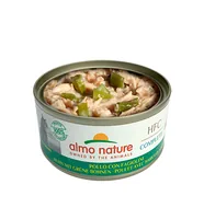 Almo Nature Nassfutter HFC Complete 70 g - Tierbedürfnis: Kein besonderes Bedürfnis - Geschmacksrichtung: Geflügel - Zertifikate: Keine Zertifizierung - Fleischsorte: Huhn - Packungsgrösse: 70 g - Futtereigenschaft: Getreidefrei