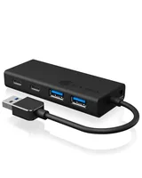 ICY BOX IB-HUB1426-U3 USB 3.2 Gen 1 (3.1 Gen 1) Type-A 5000 Mbit/s Black